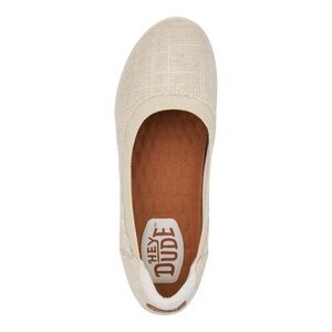 NWT Hey Dude Savannah Slip On Classic Nude/Gold